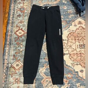 ✨ Abercrombie Kids Navy Logo Jogger Sweatpants Size 9/10